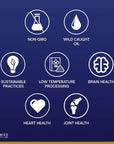 Omega-3 supplement list benefits of cardiovascular and joint health and sustainable practice