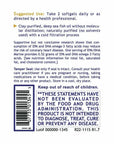 Dosage of EPA/DHA Marine Softgels omega-3 supplement for brain and health joint
