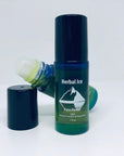 Herbal roll-on analgesic with turmeric, magnesium, hemp, menthol, and myrrh for inflammation relief
