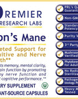 Premier Lion’s Mane supplement for cognition and nerve health