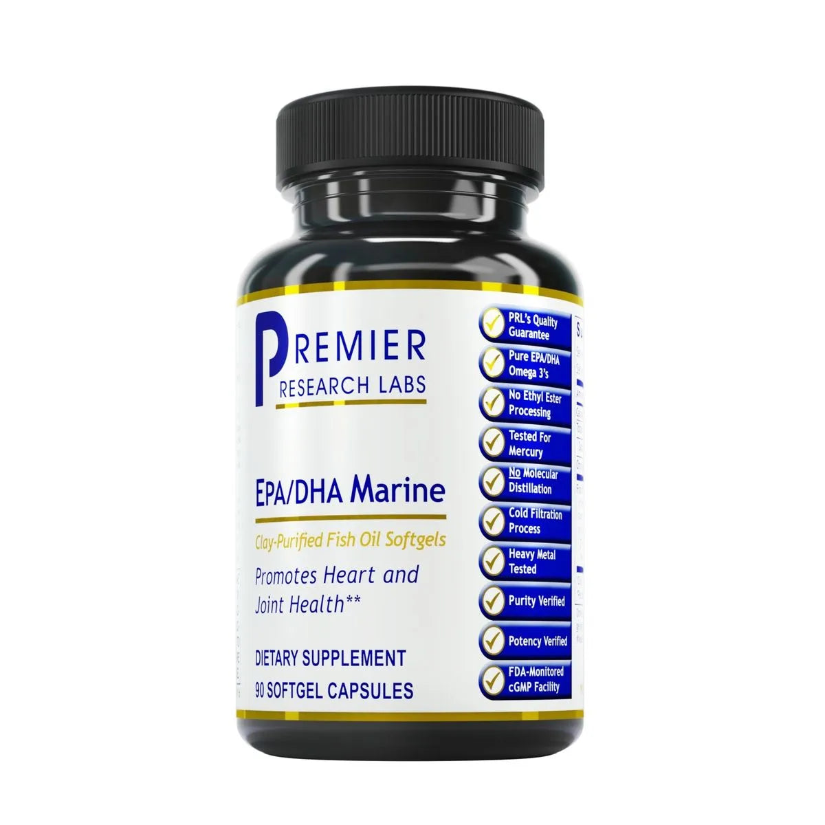 EPA/DHA Marine Softgels omega-3 supplement with 2000 mg fish oil per serving