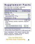 Omega-3 supplement ingredients with EPA and DHA from deep-sea fish oil