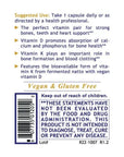 Suggested Dosage for Vitamin D3+K2