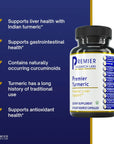 Whole root turmeric supplement with natural curcuminoids for inflammation and joint health