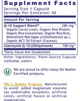 Fermented CoQ-10 softgel with trans isomeric ubiquinone, free from additives
