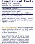 Lion’s Mane mushroom extract capsules standardized to 20% polysaccharides
