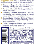 Premier Lion’s Mane suggested dose for health and wellness