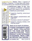 200 mg L-Theanine per capsule, vegan and excipient-free for clean cognitive support