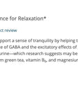 Capsules with magnesium, B6, NAC, and green tea extract for neurotransmitter support