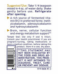Fermented B12 supplement with methylcobalamin, adenosylcobalamin, and hydroxocobalamin Dosage