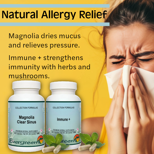 Breathe Easy Bundle with Magnolia Clear Sinus and Immune+ for sinus relief and allergy support