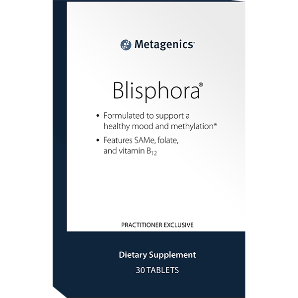 Blisphora SAMe supplement for mood support with methylfolate and methyl B12