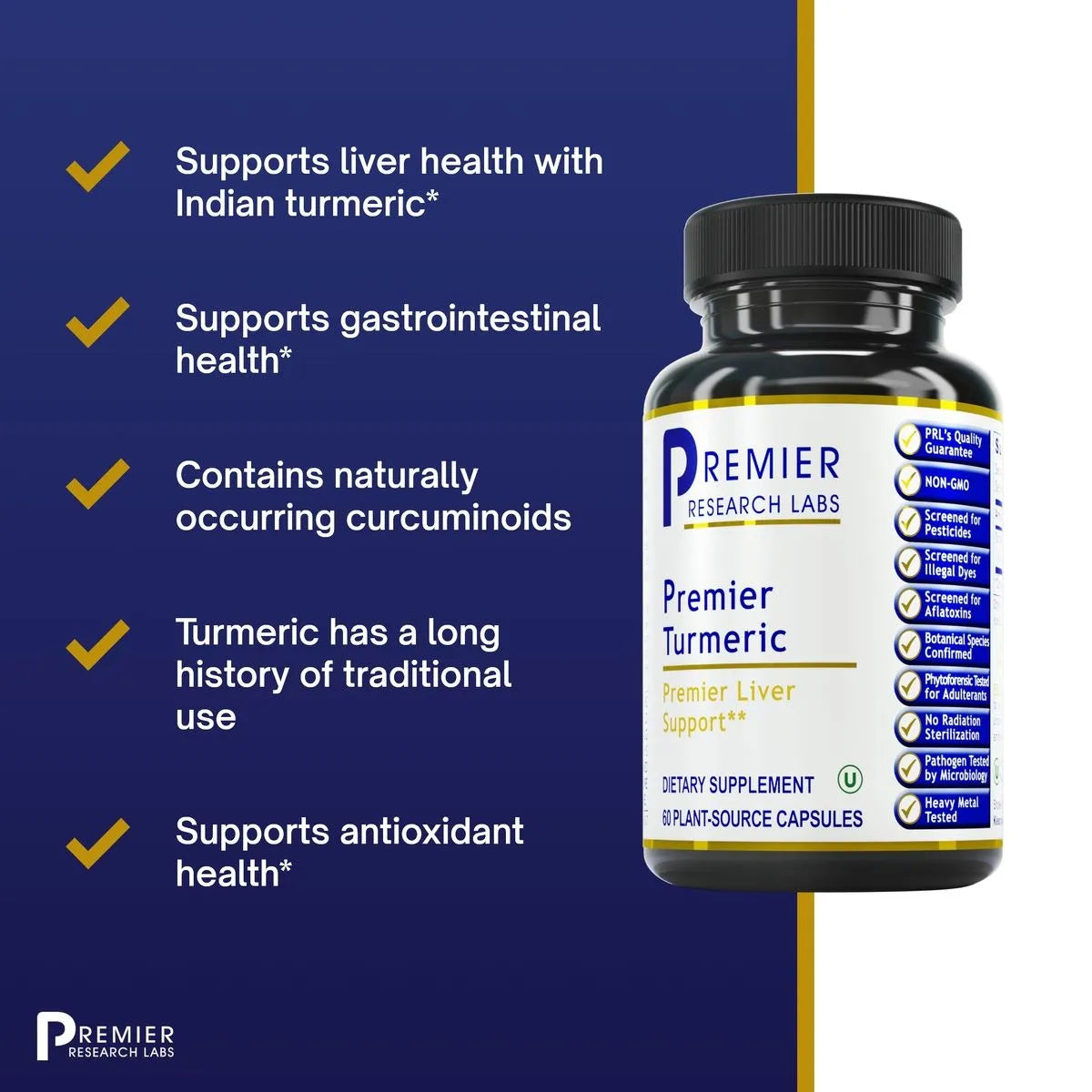 Whole root turmeric supplement with natural curcuminoids for inflammation and joint health
