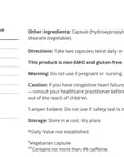"Natural support for calming brain activity and balancing neurotransmitters without sedation