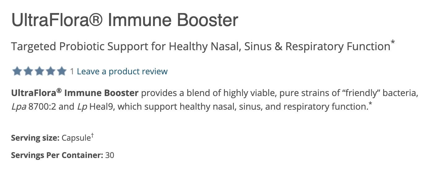 1 billion CFU of proprietary probiotic blend with Lp HEAL9 and Lpa 8700:2 in shelf-stable capsules