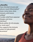 Sinus & Allergy Relief Formula – Fast-Acting Herbal Support for Congestion & Inflammation