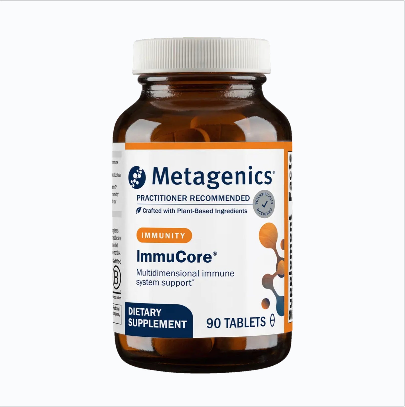 ImmuCore immune support supplement with mushrooms, vitamin C, zinc, and vitamin D