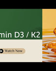 Vitamin D3 + K2 Supplement – Plant-Based Support for Bone, Heart, and Immune Health